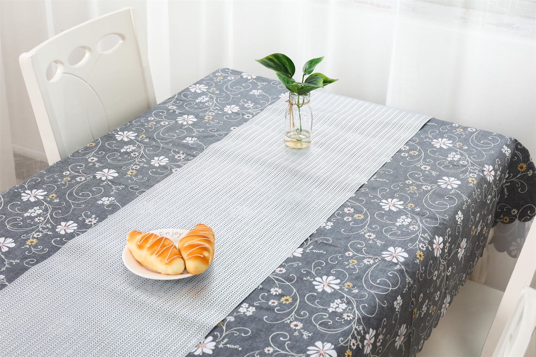 Satin Metallic Table Runners
