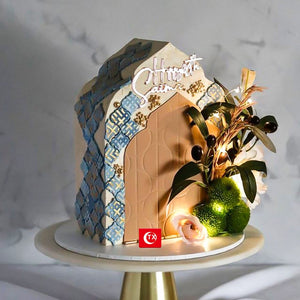 Mosque Temple Minaret Shaped Acrylic Cake Mould Template Stencil Shaper