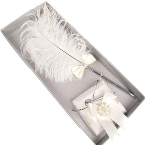 Premium Feather Wedding Signature Pen