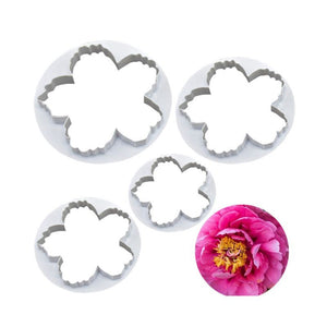 Peony Flower Cookie Cutter Sets