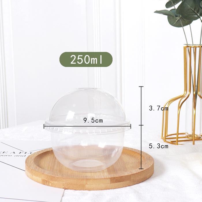 U-Shaped Disposable Bubble Tea Cup for Takeaways - Round Bottom Milkshake Clear - Shaped Disposable Bubble Tea Cup for Takeaways