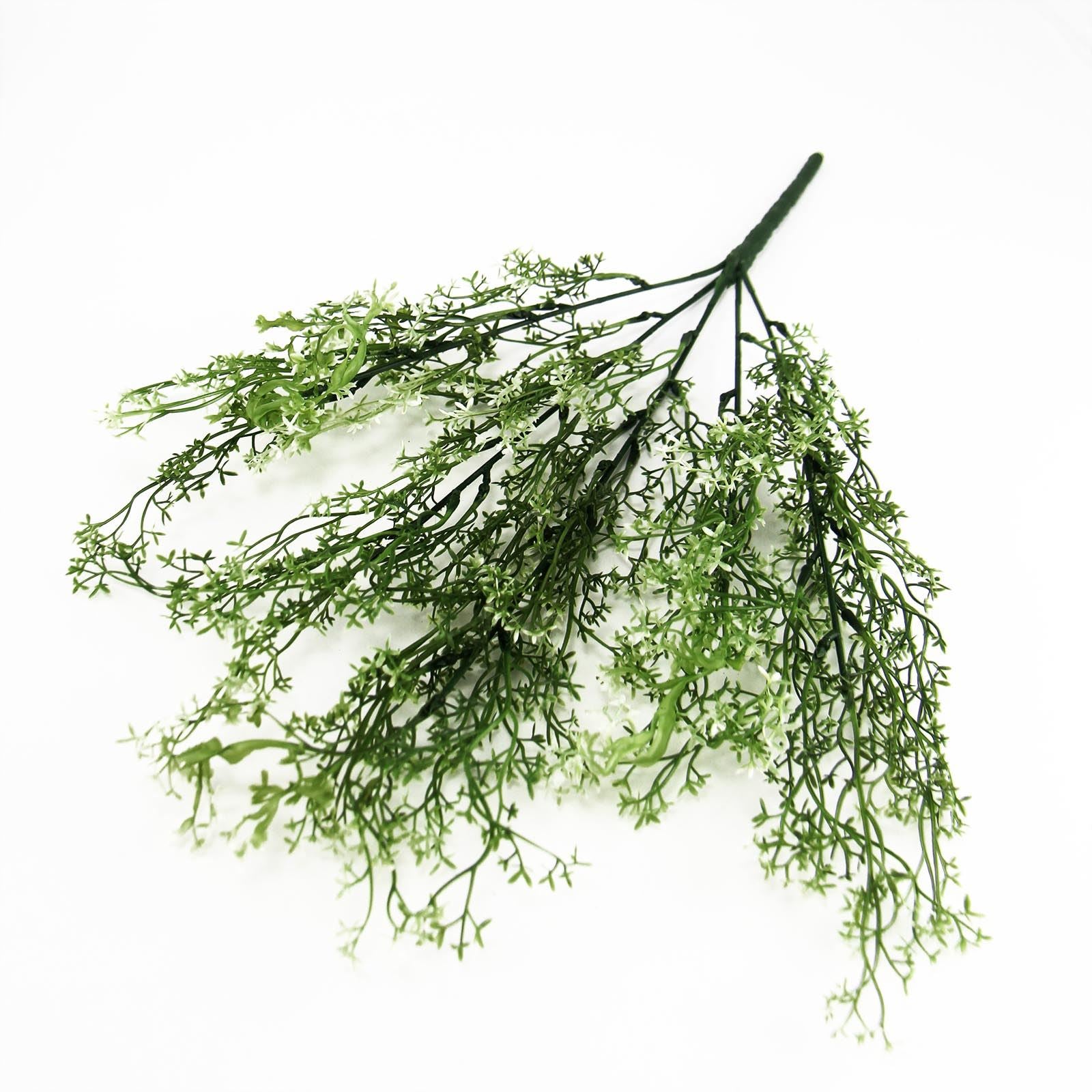 Plastic Wispy Foliage Bunches with Coloured Tips