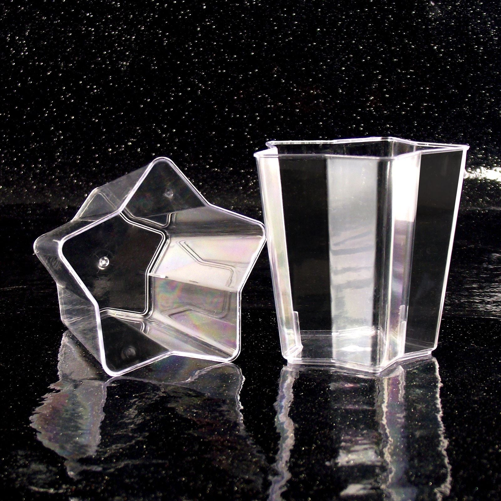 Canape Dishes Star 7cm Disposable Dessert Cups (Q)