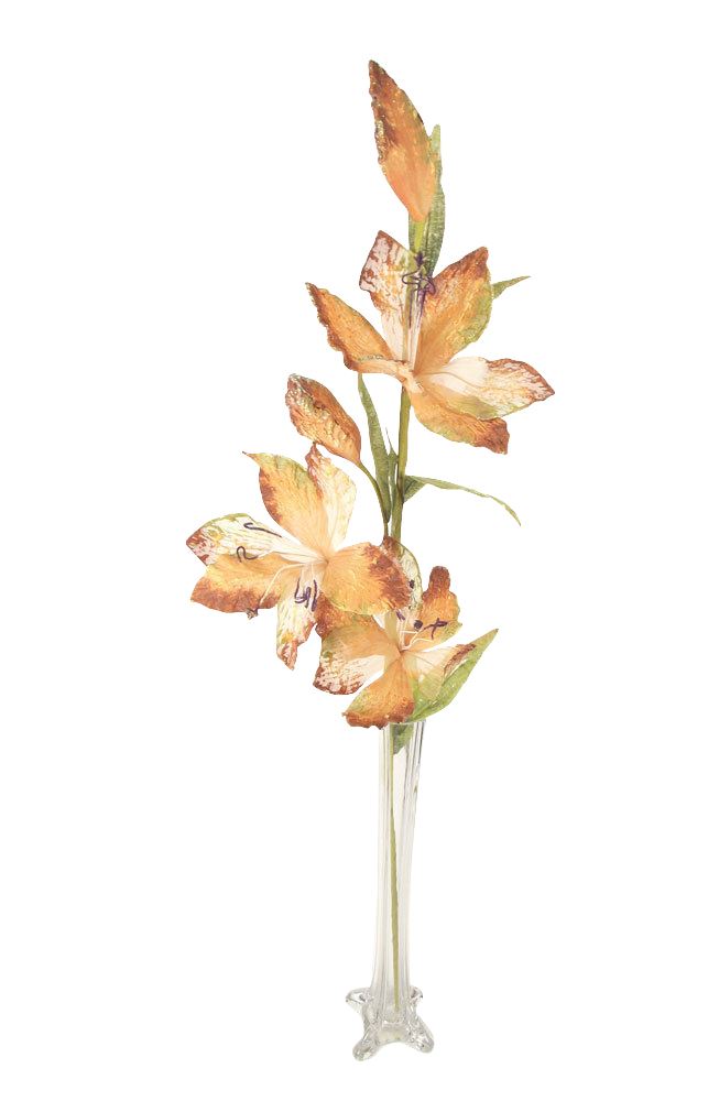 Large Mesh 5 Head Stargazer Lily Spray