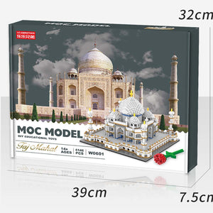 MOC 3D Taj Mahal 3D Brick Puzzle 4146pc