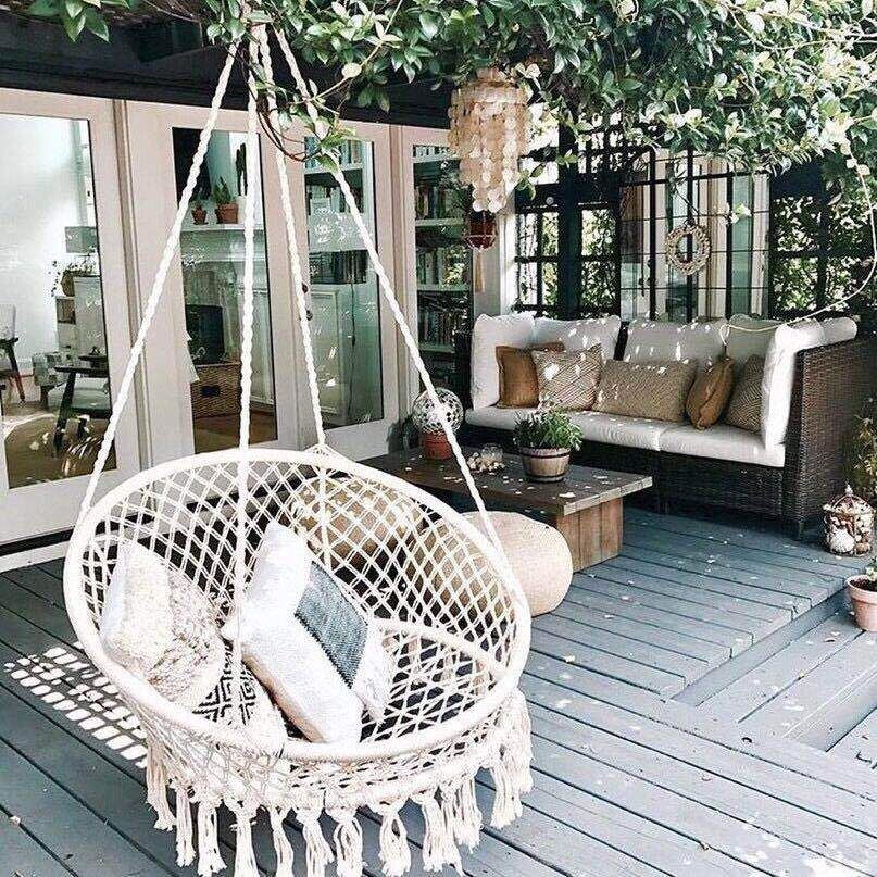Luxury Macrame Rope Tub Swing Chair