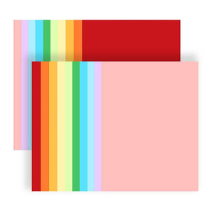 20x Sheets of Assorted A4 Colour Cardboard 230g