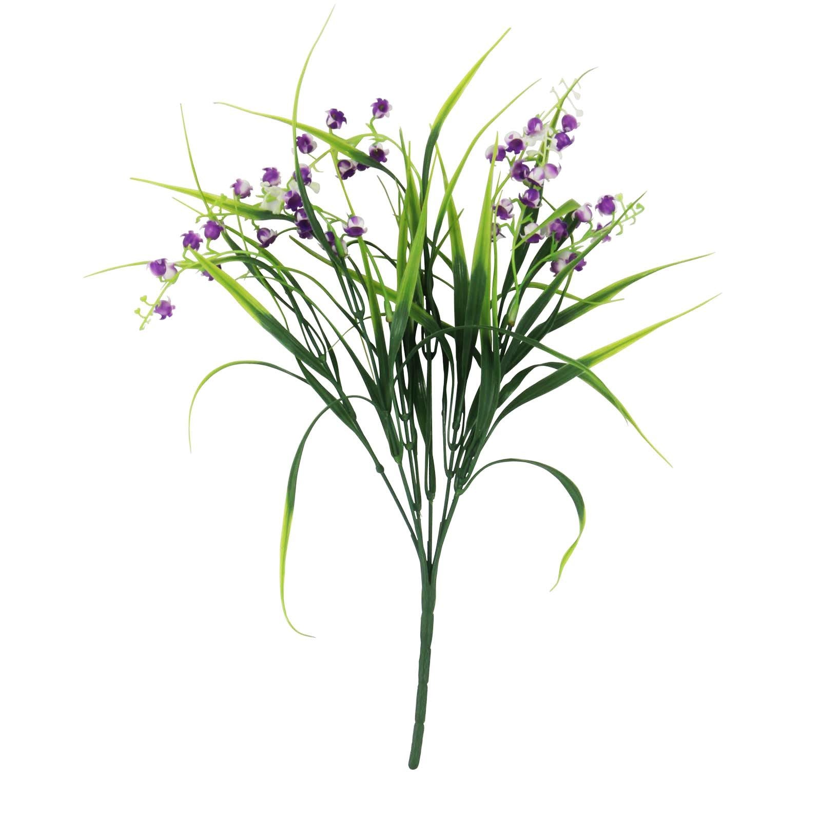Plastic Lily of the Valley Foliage Bunches