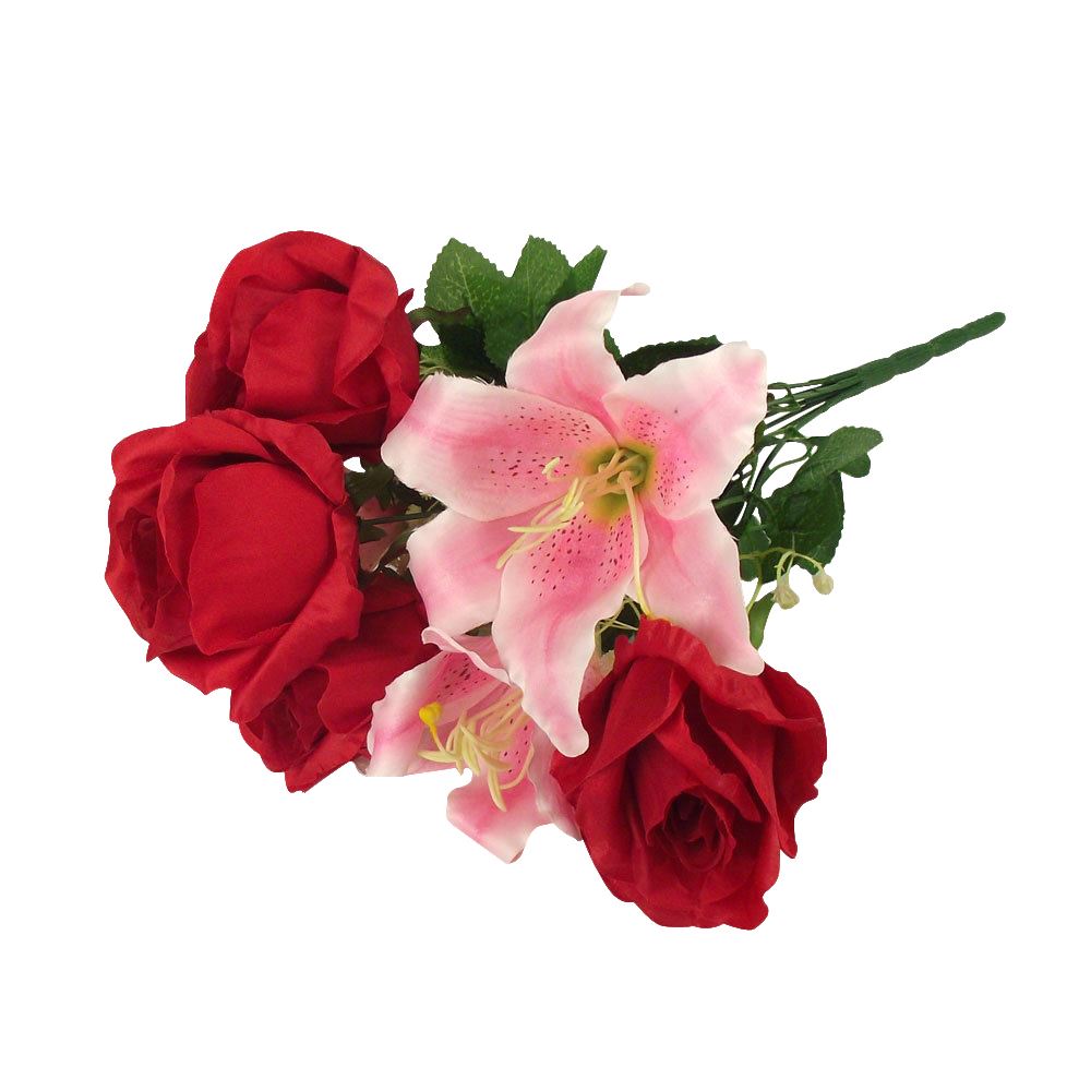 Large Rose and Lily Bouquet