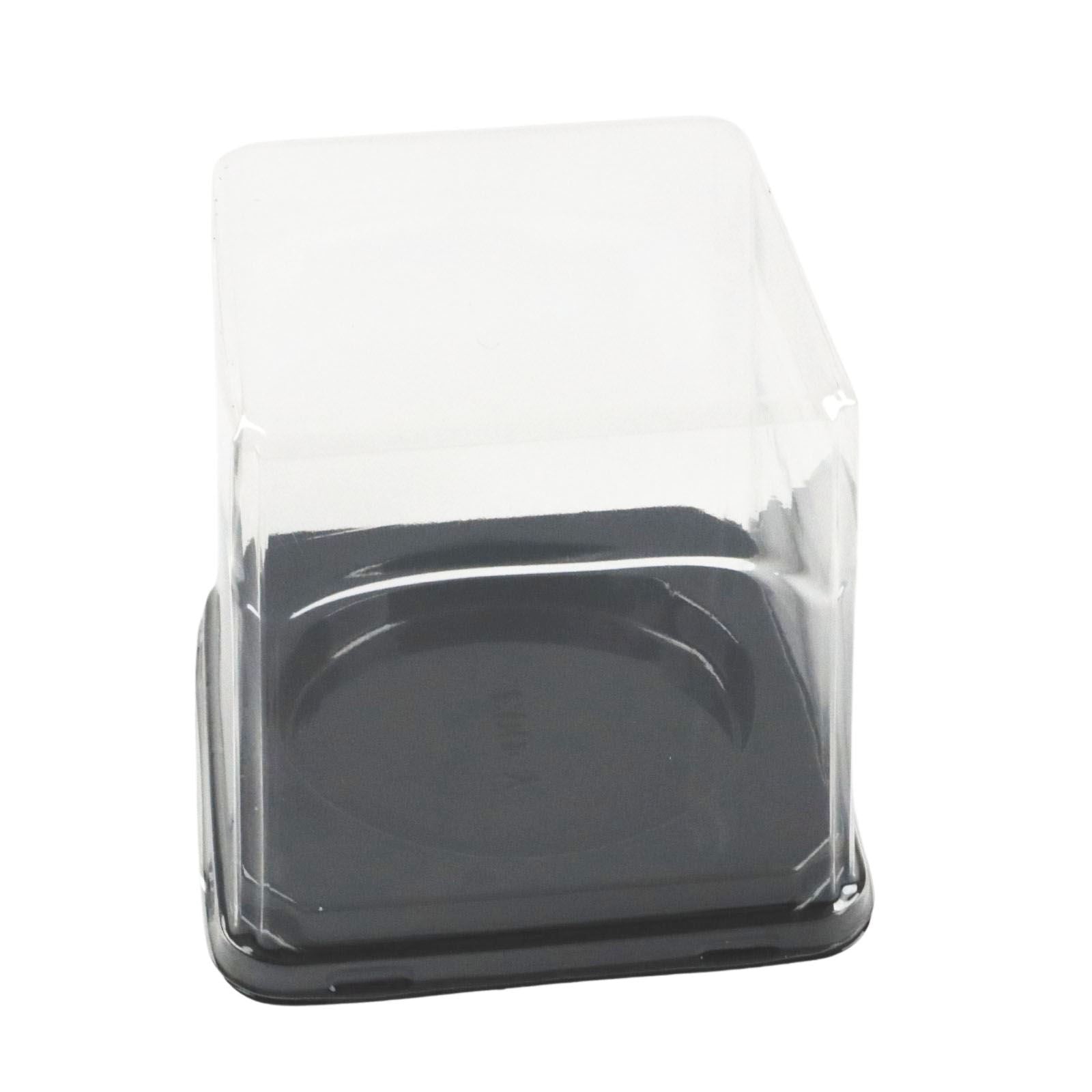 Mini Bento Cake Display Box - Clear Transparent PVC 4 Inch