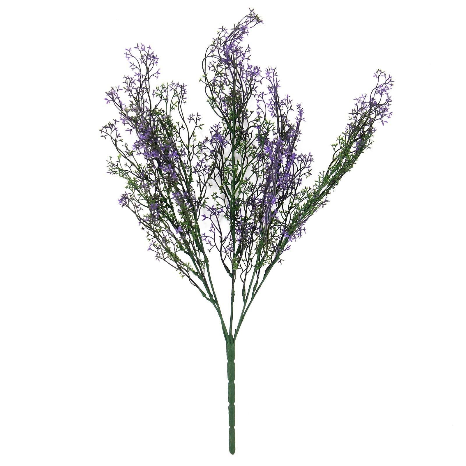 Plastic Wispy Foliage Bunches with Coloured Tips