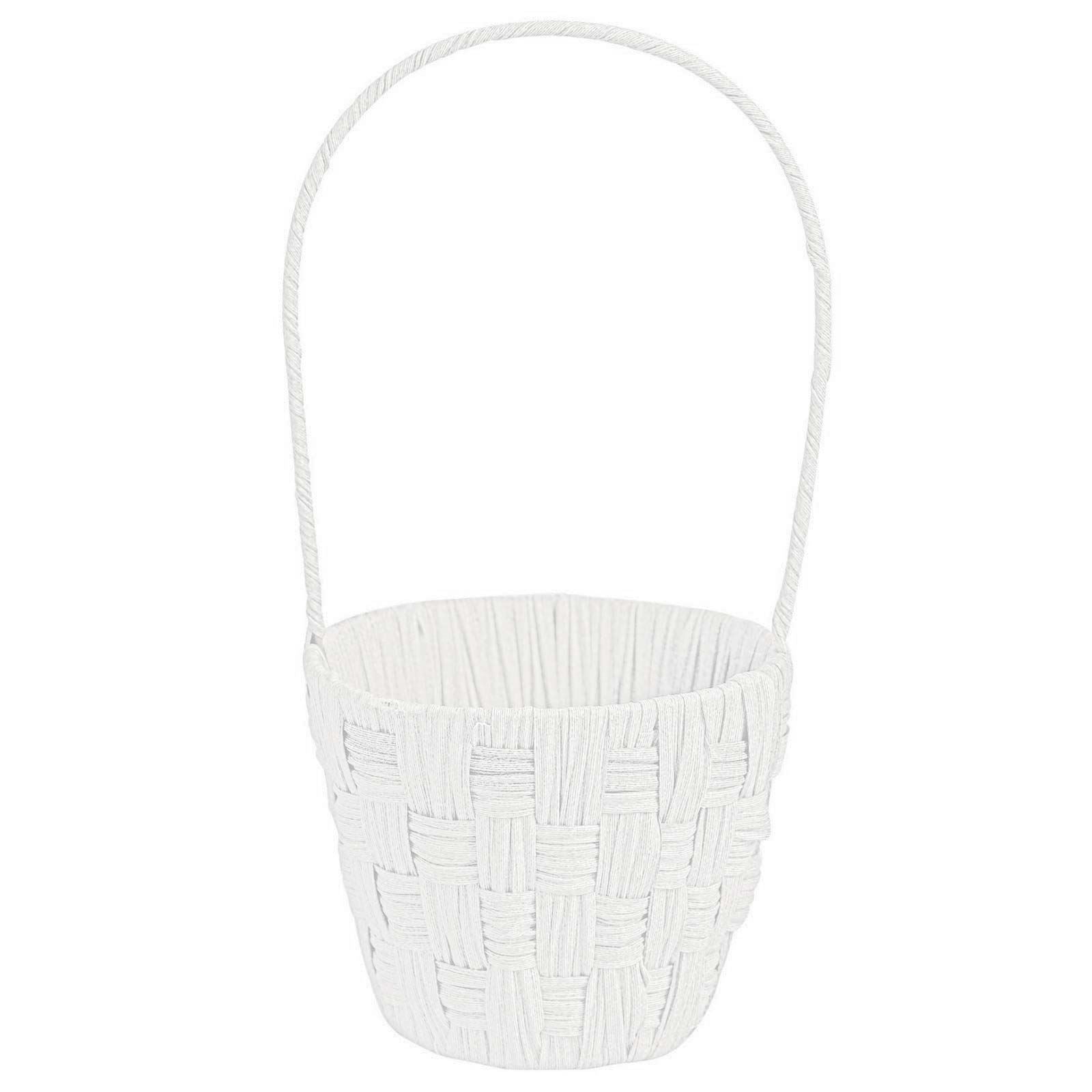 Steel and Hessian Tall Handle Baskets