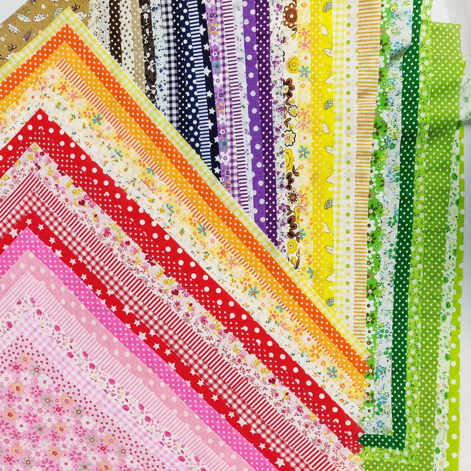 100% Cotton Fat Quarters Bulk Pack of 56