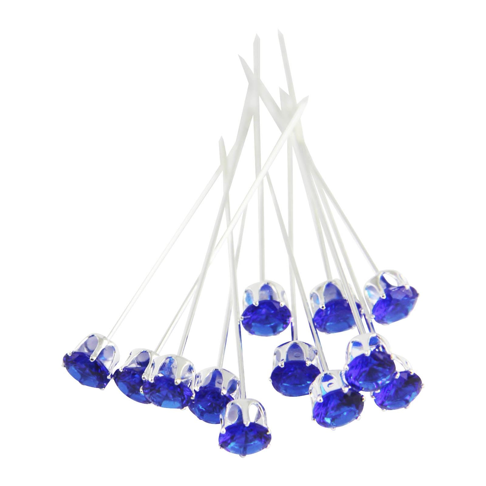 12x Premium Set Diamante Pins