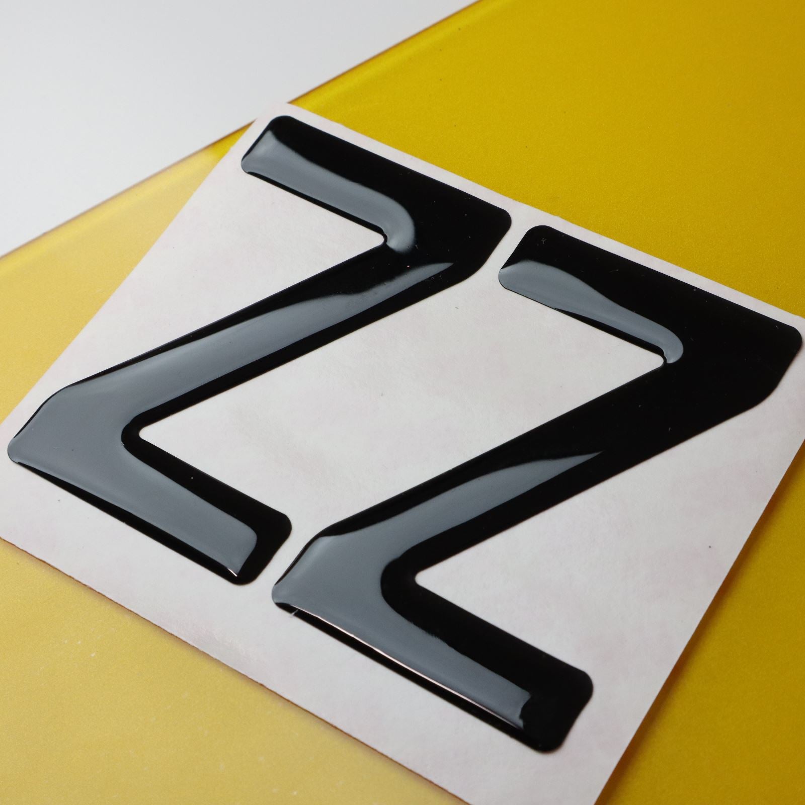 10x 3mm Gloss Acrylic 3D 4D Car Number Plate Letters Digits Wholesale