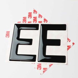 10x Wholesale Gel Letters for Number Plates