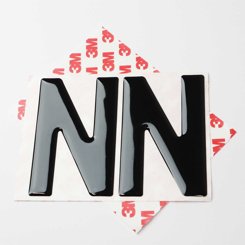 10x Wholesale Gel Letters for Number Plates