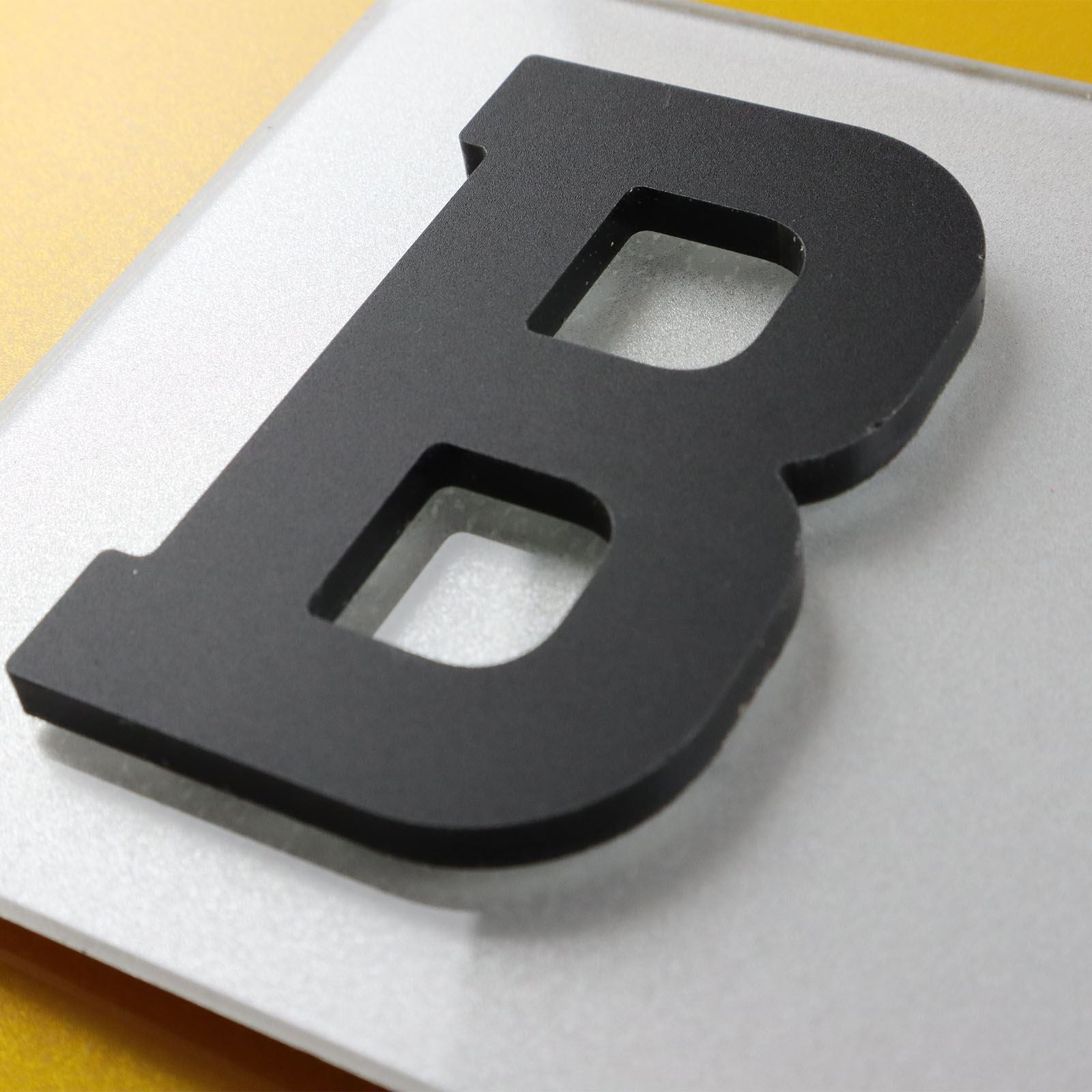 10x 5mm Matte X-Thick Acrylic 3D 4D Number Plate Letters Digits Wholesale