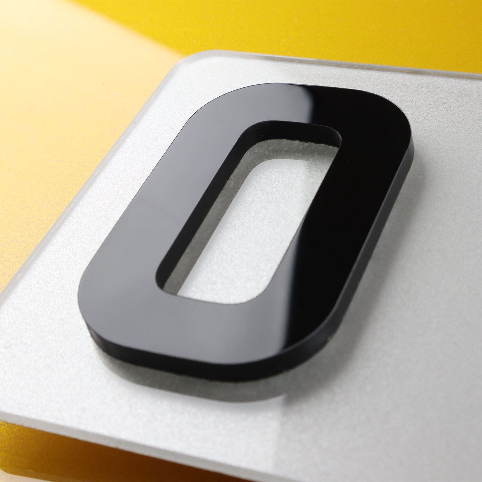 10x 5mm Gloss X-Thick Acrylic 3D 4D Number Plate Letters Digits Wholesale