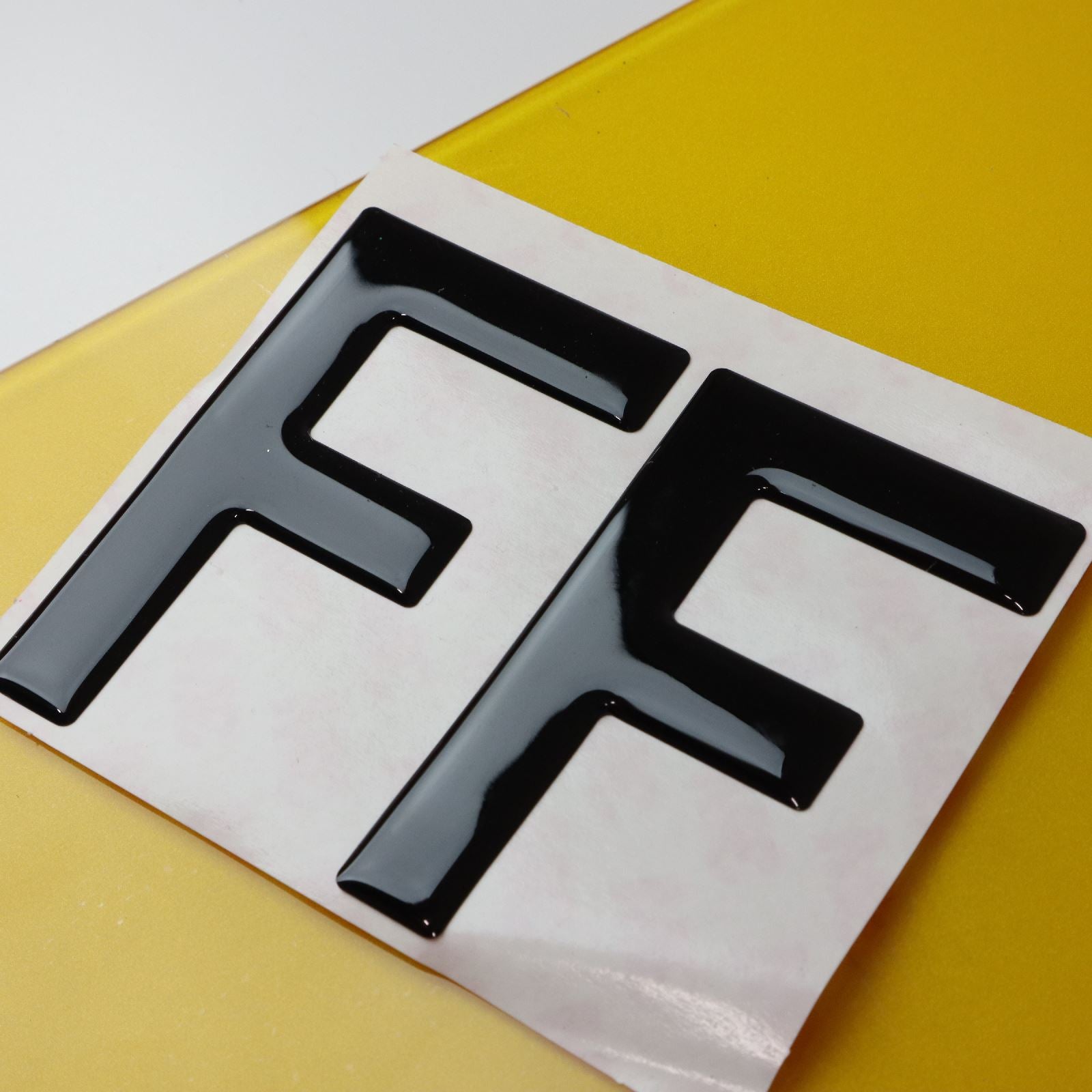 10x 3mm Gloss Acrylic 3D 4D Car Number Plate Letters Digits Wholesale
