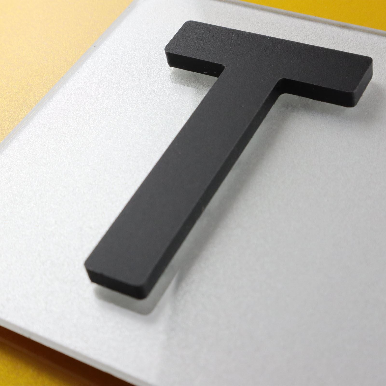 10x 5mm Matte X-Thick Acrylic 3D 4D Number Plate Letters Digits Wholesale
