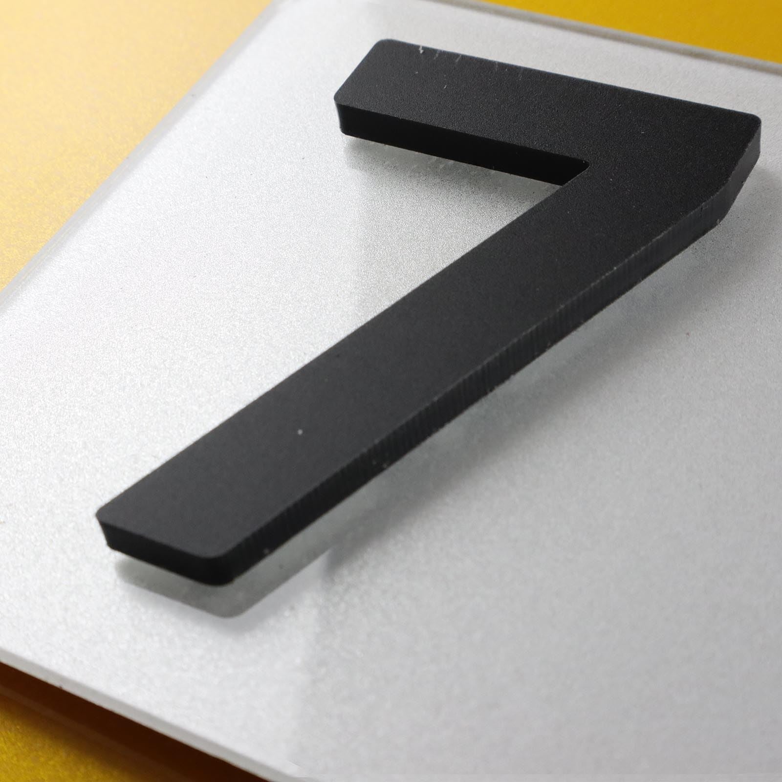 10x 5mm Matte X-Thick Acrylic 3D 4D Number Plate Letters Digits Wholesale