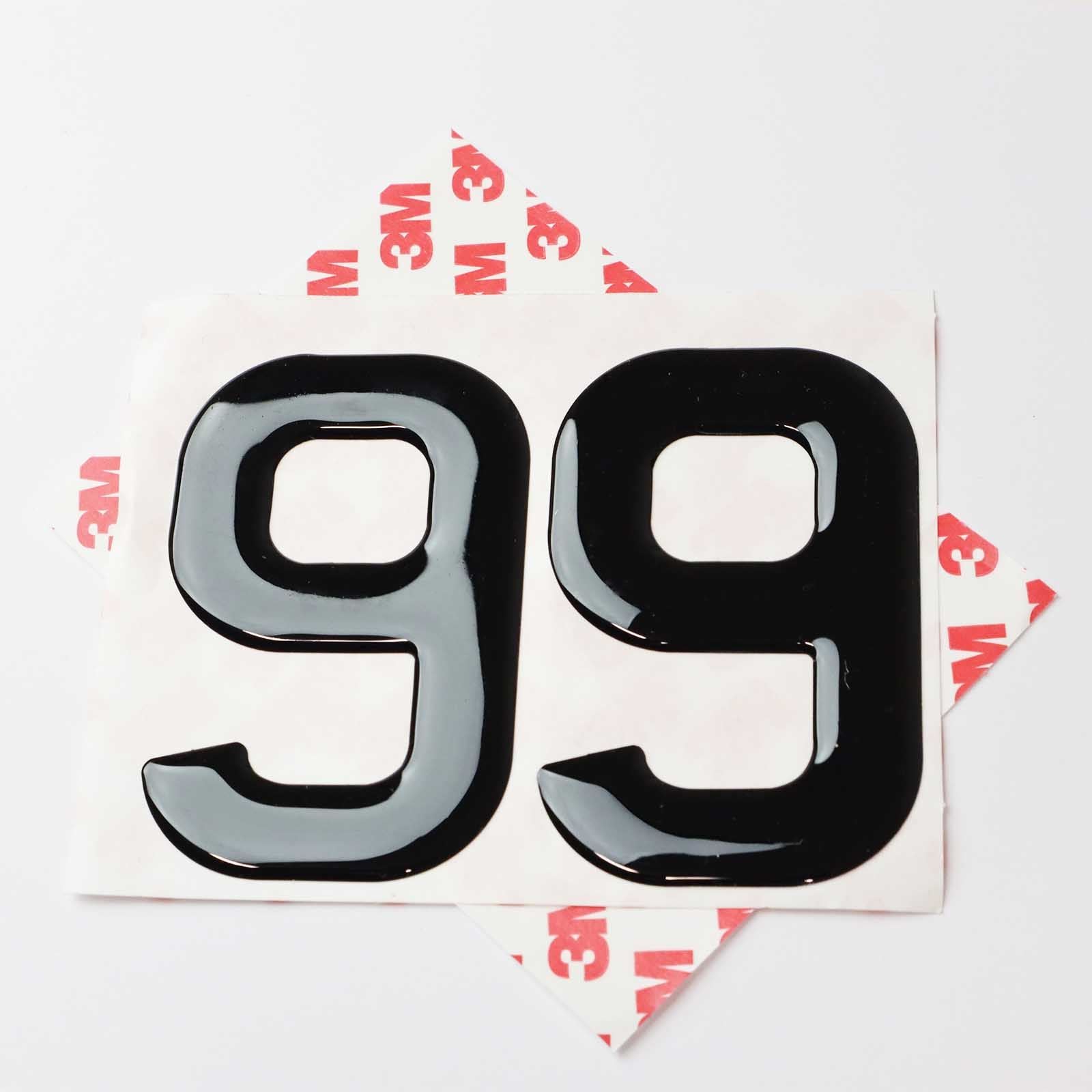 10x Wholesale Gel Letters for Number Plates