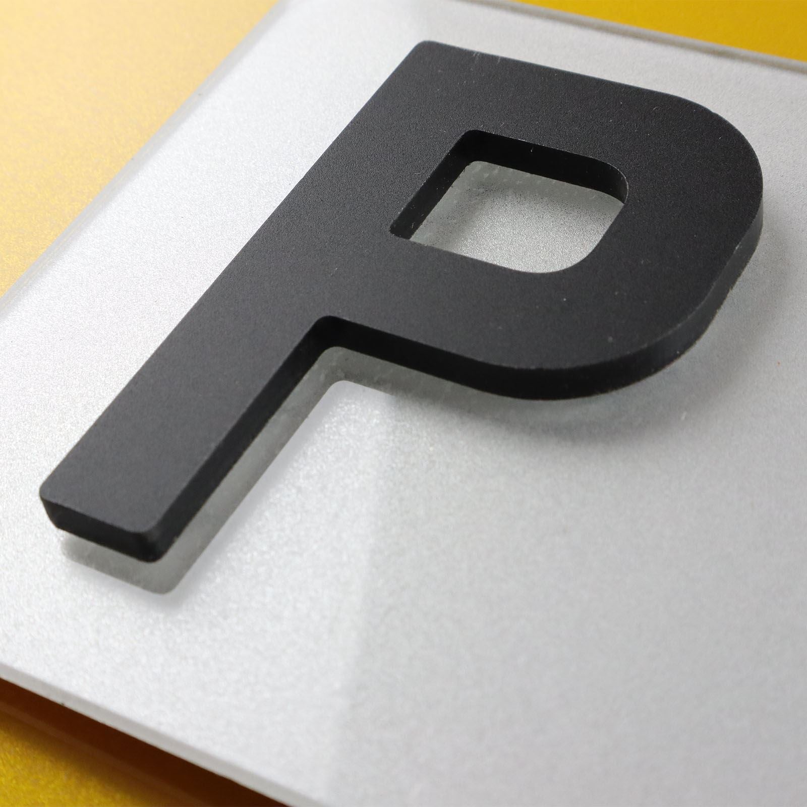 10x 5mm Matte X-Thick Acrylic 3D 4D Number Plate Letters Digits Wholesale