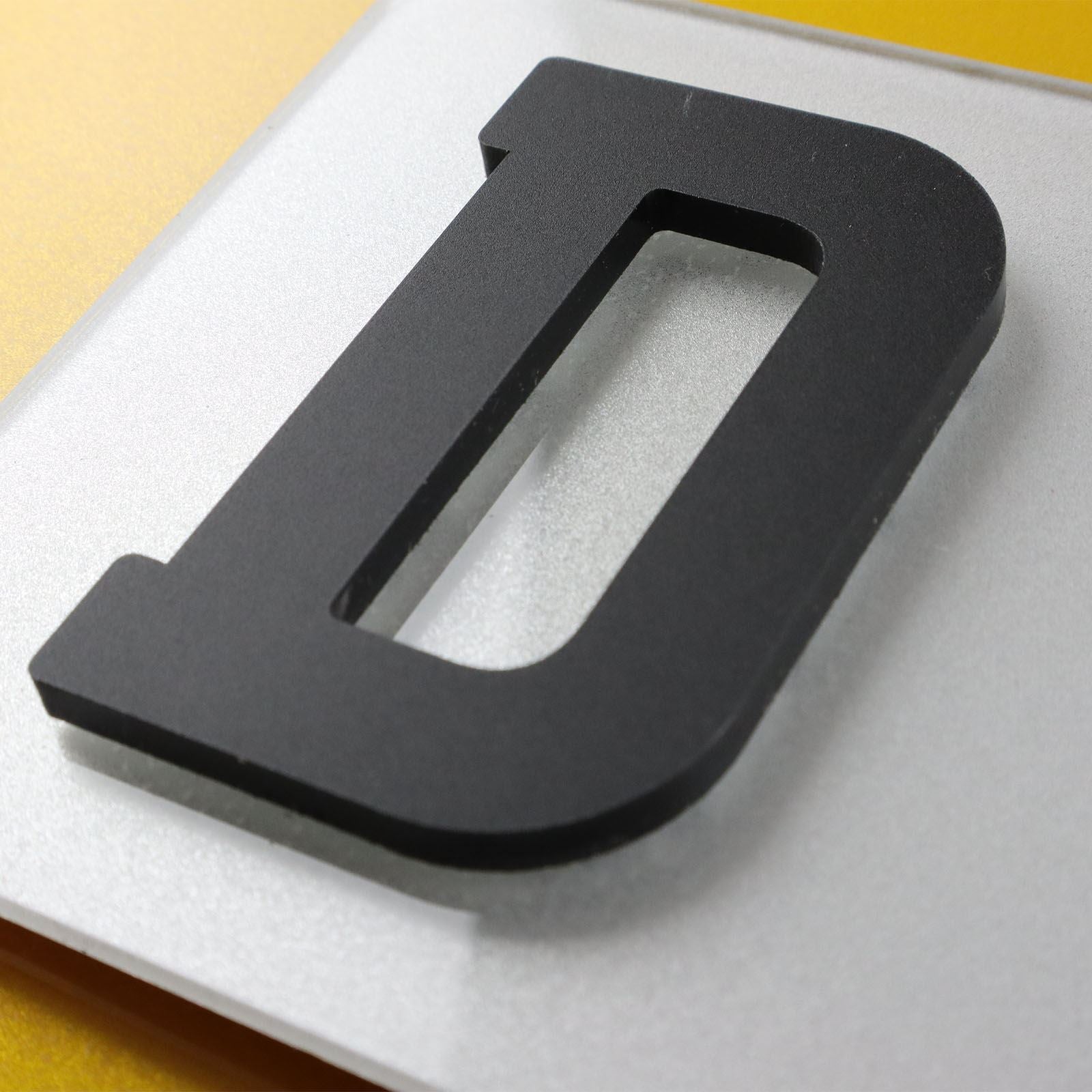 10x 5mm Matte X-Thick Acrylic 3D 4D Number Plate Letters Digits Wholesale
