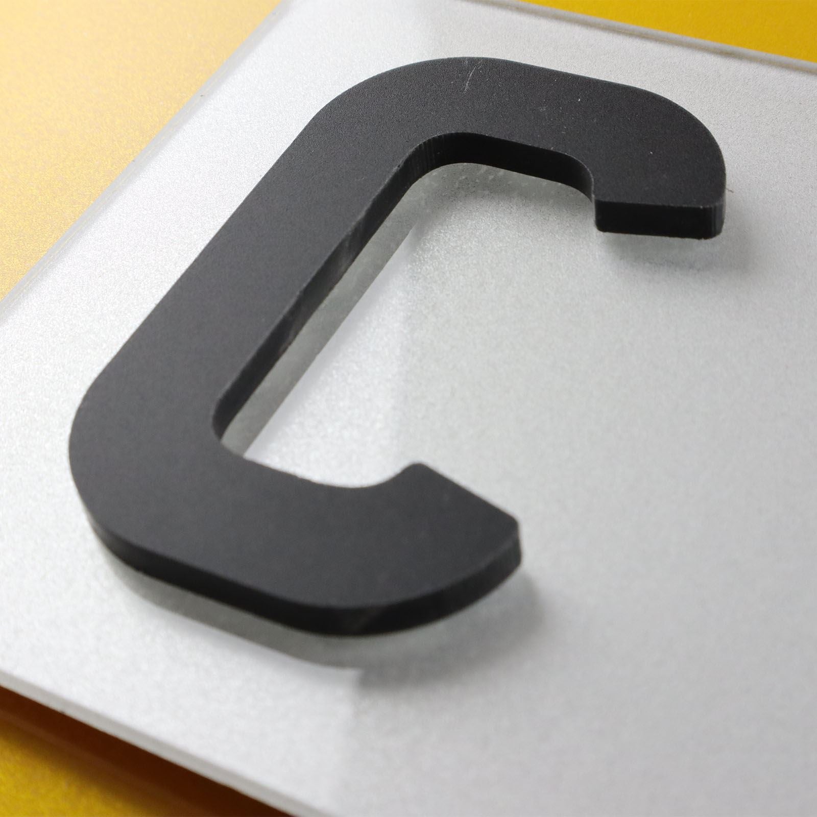 10x 5mm Matte X-Thick Acrylic 3D 4D Number Plate Letters Digits Wholesale