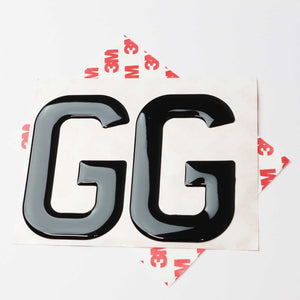 10x Wholesale Gel Letters for Number Plates