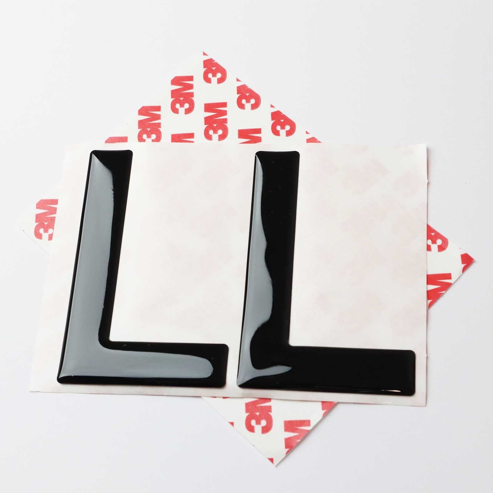 10x Wholesale Gel Letters for Number Plates