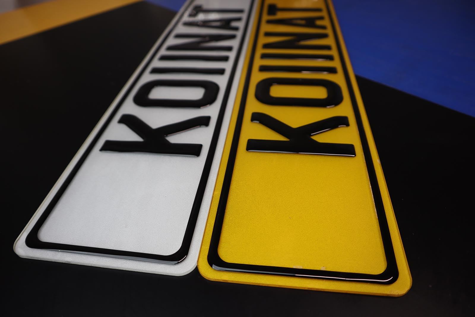 Meena Lite Exclusive 3D Gel Number Plate Borders
