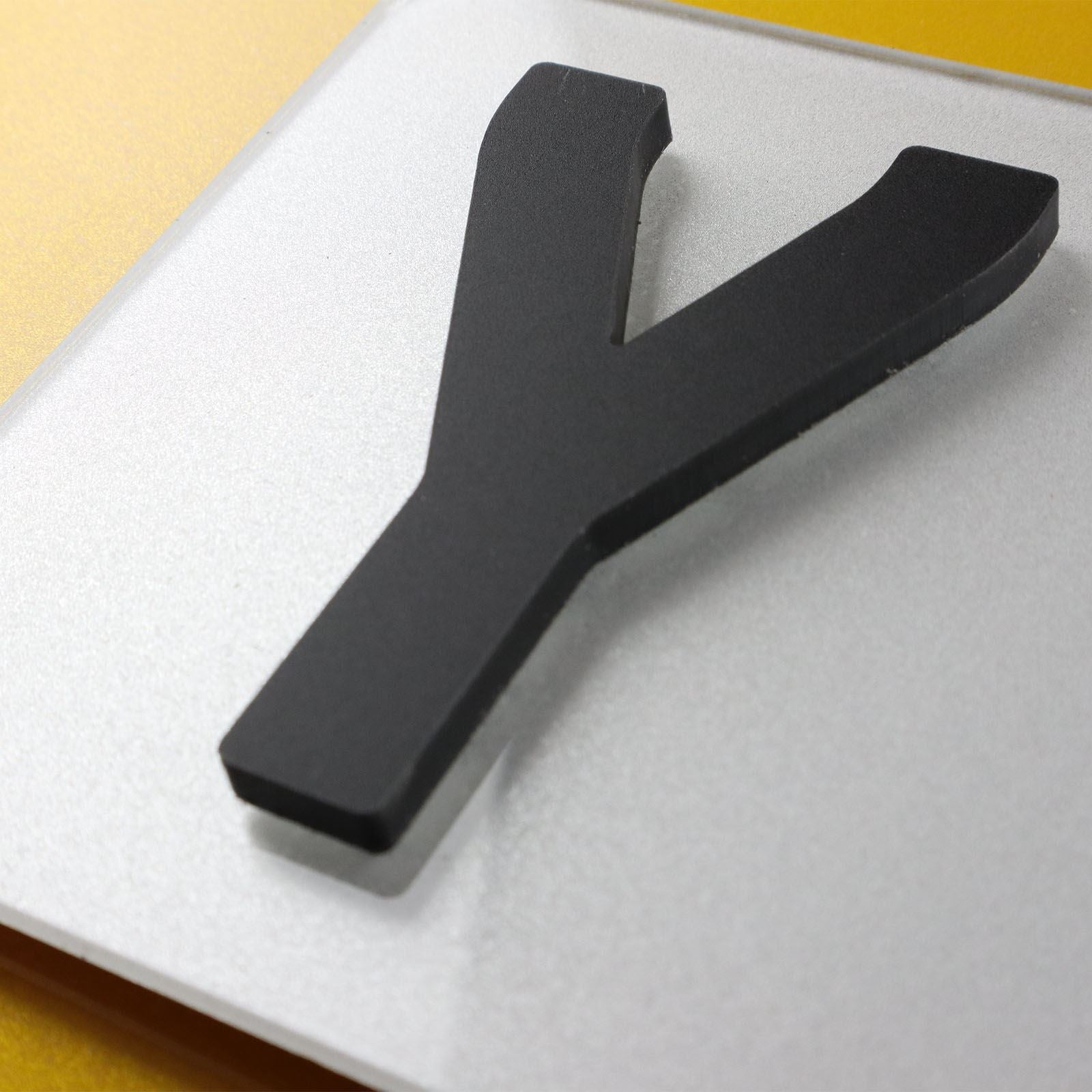 10x 5mm Matte X-Thick Acrylic 3D 4D Number Plate Letters Digits Wholesale