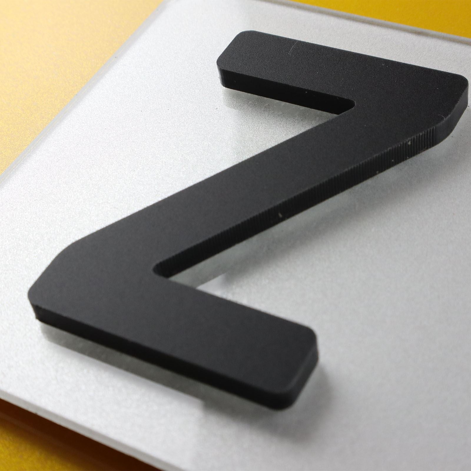 10x 5mm Matte X-Thick Acrylic 3D 4D Number Plate Letters Digits Wholesale