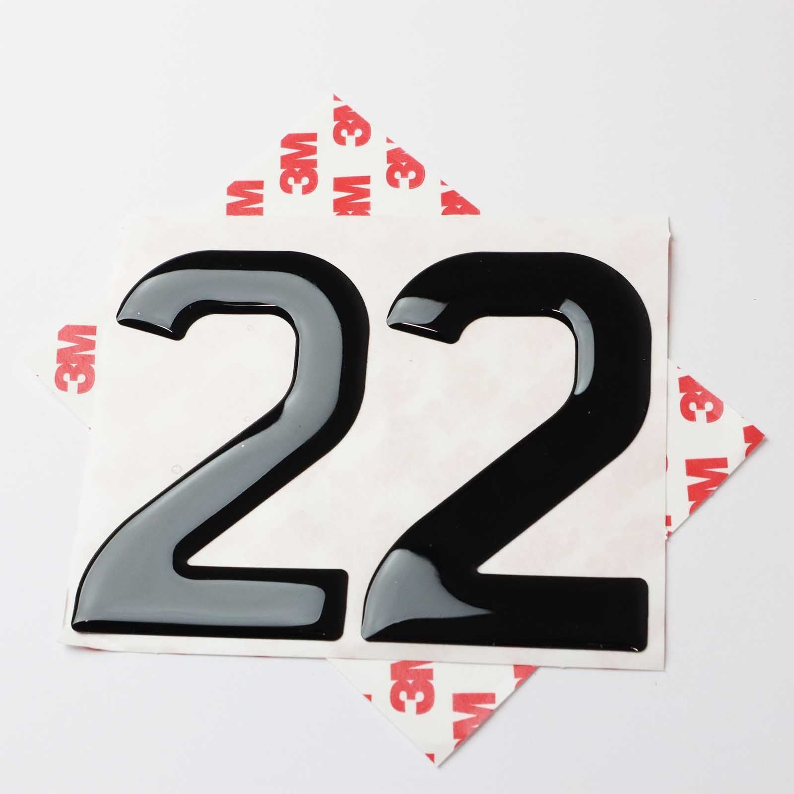 10x Wholesale Gel Letters for Number Plates