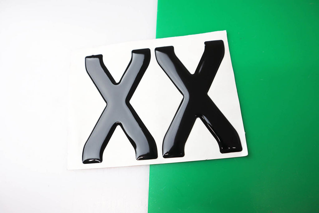 10x Wholesale Gel Letters for Number Plates