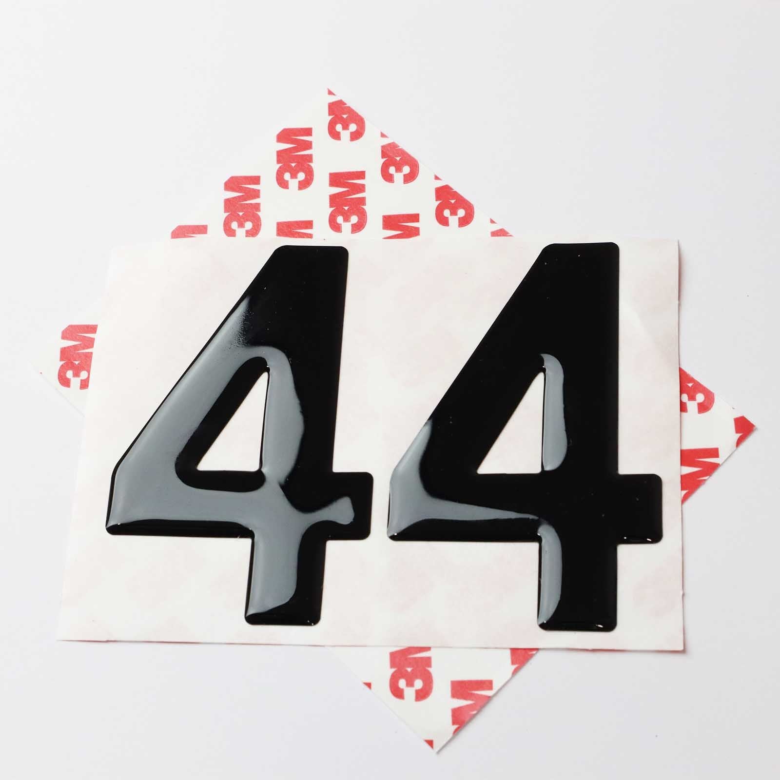10x Wholesale Gel Letters for Number Plates