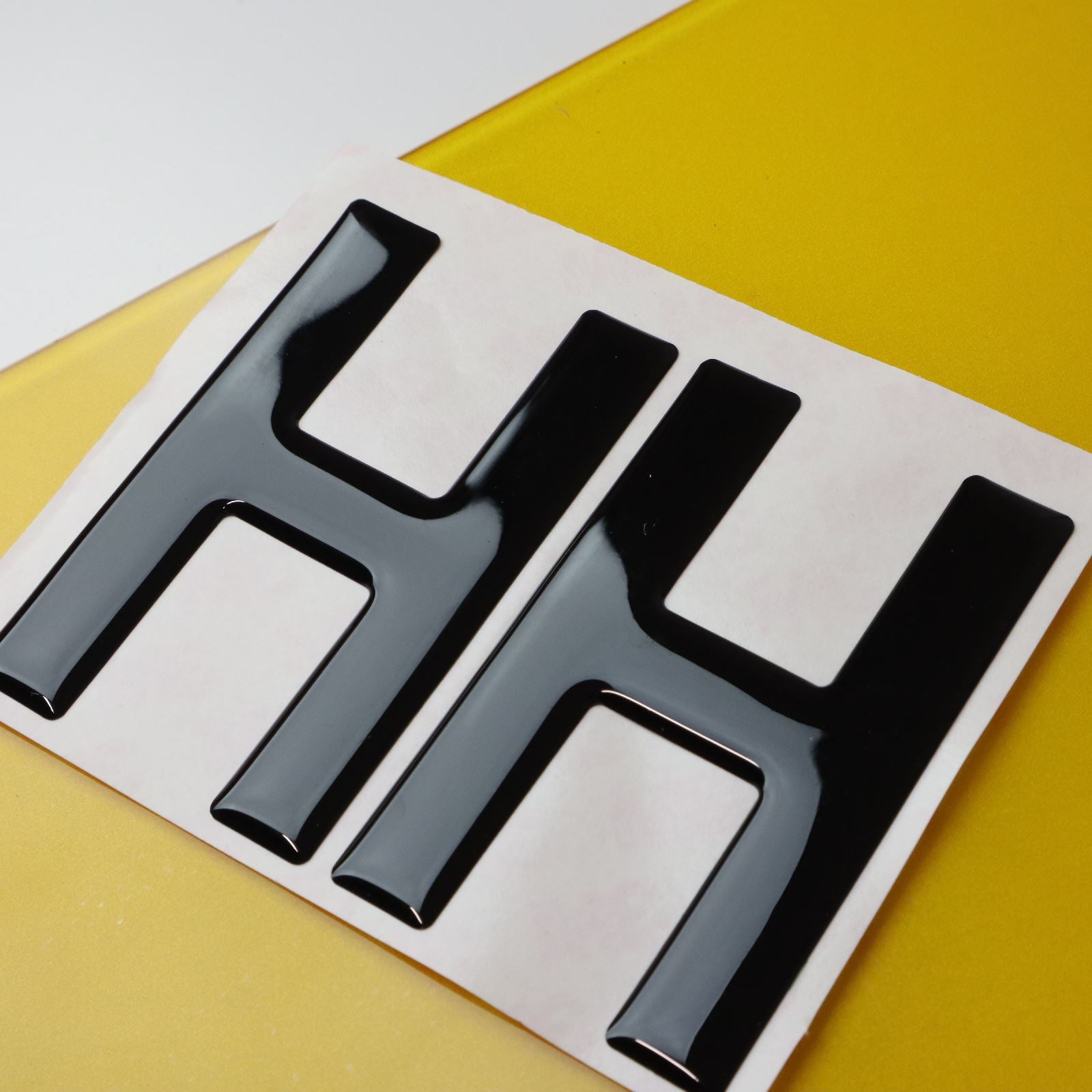 10x 3mm Gloss Acrylic 3D 4D Car Number Plate Letters Digits Wholesale