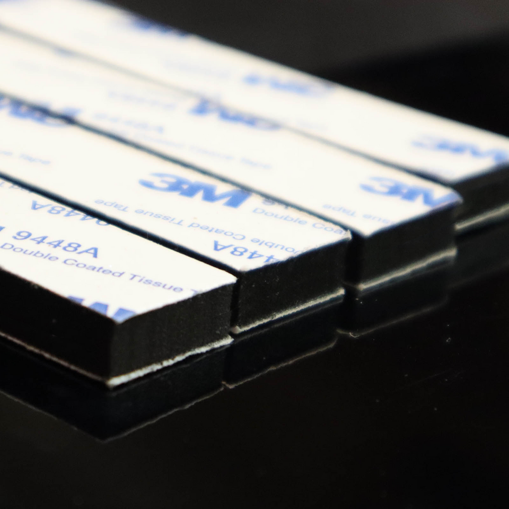Super Secure Extra Thick 5mm & 8mm Number Plate Levelling Sticky Pads