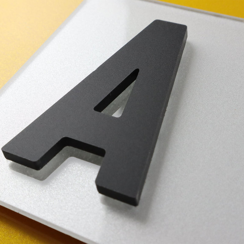 10x 5mm Matte X-Thick Acrylic 3D 4D Number Plate Letters Digits Wholesale
