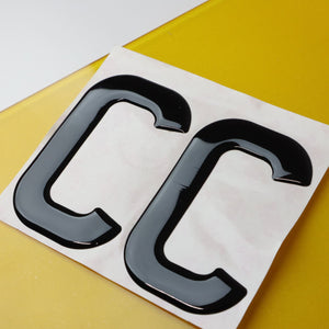 10x Wholesale Gel Letters for Number Plates