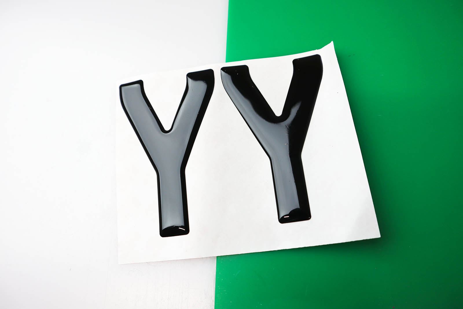 10x 3mm Gloss Acrylic 3D 4D Car Number Plate Letters Digits Wholesale