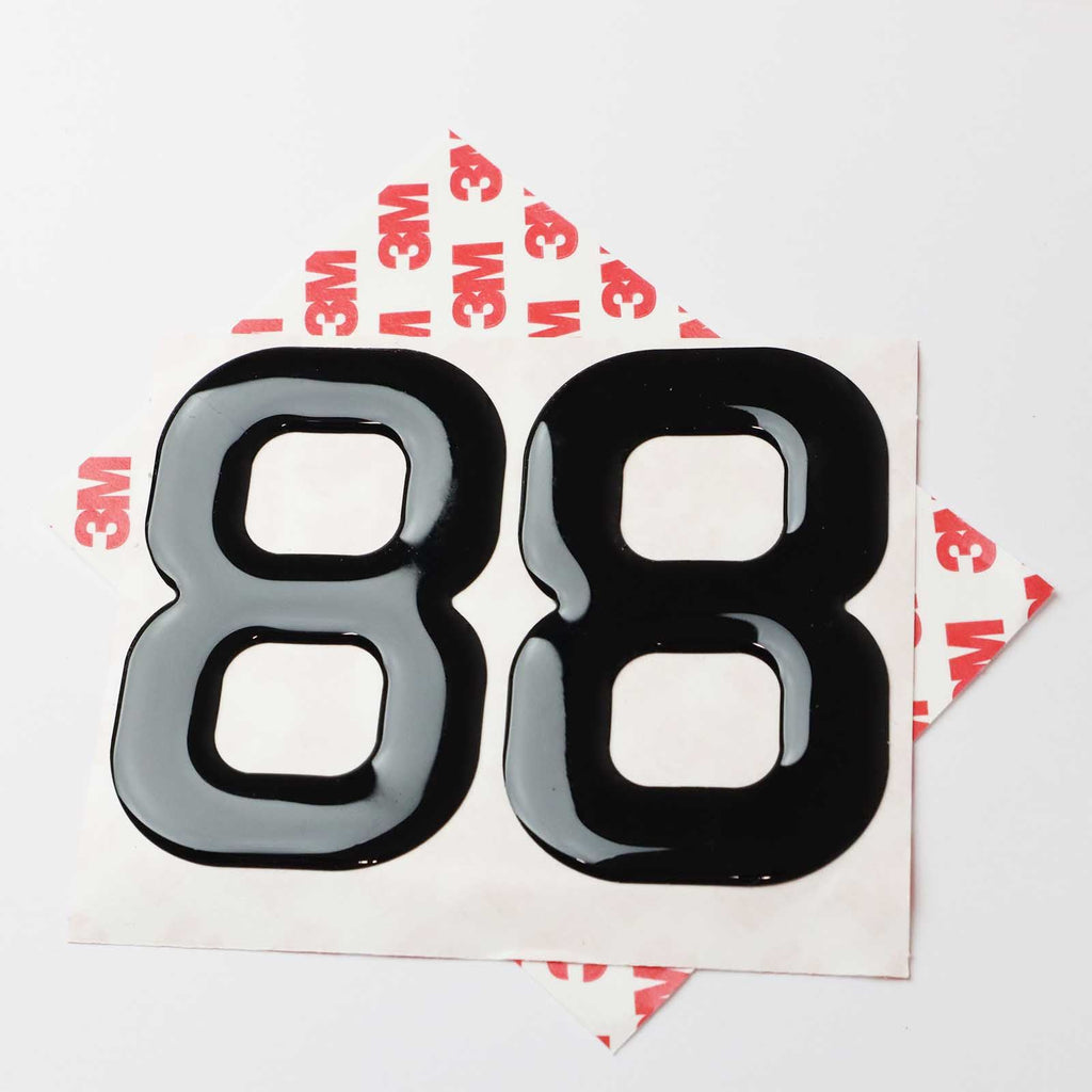 10x Wholesale Gel Letters for Number Plates