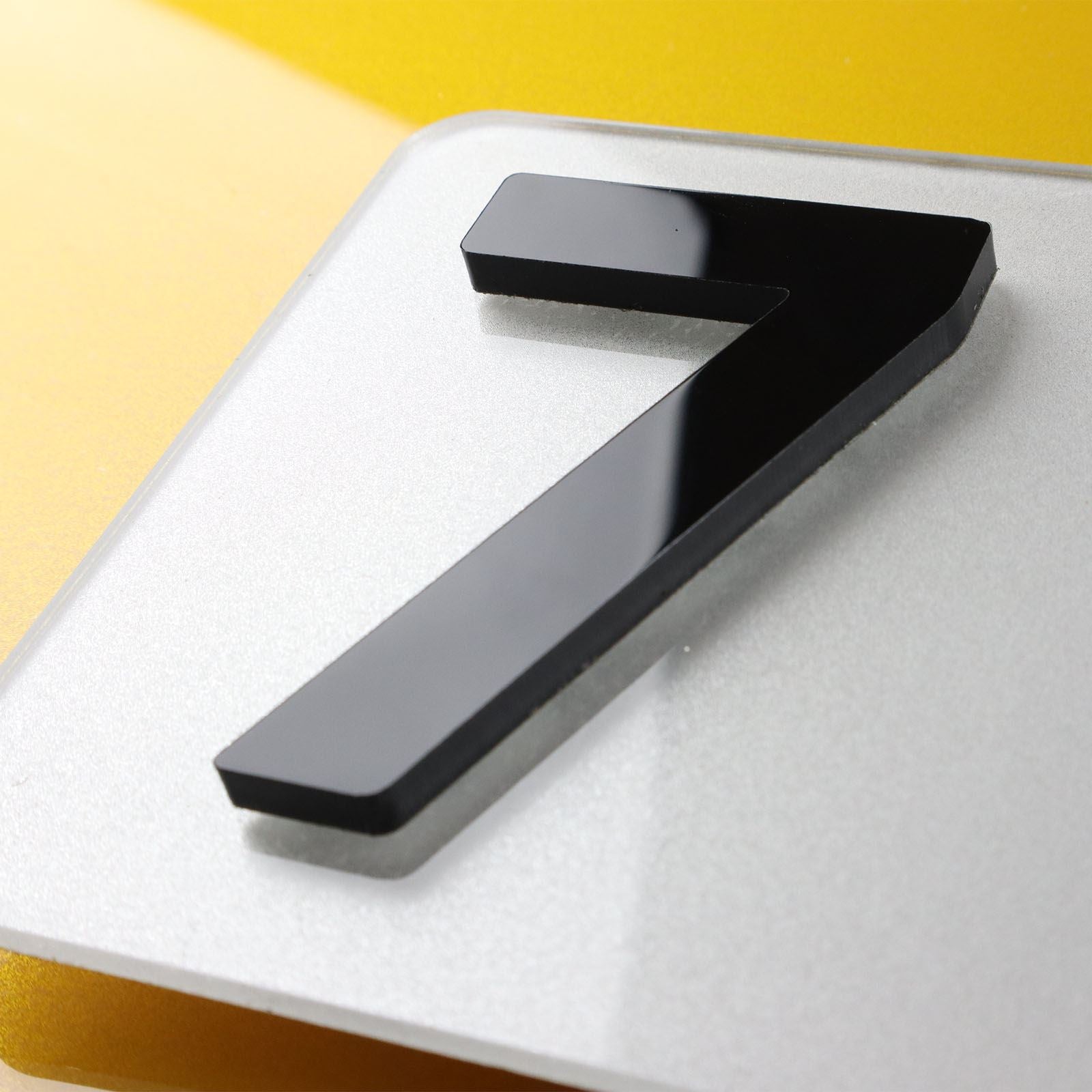 10x 5mm Gloss X-Thick Acrylic 3D 4D Number Plate Letters Digits Wholesale