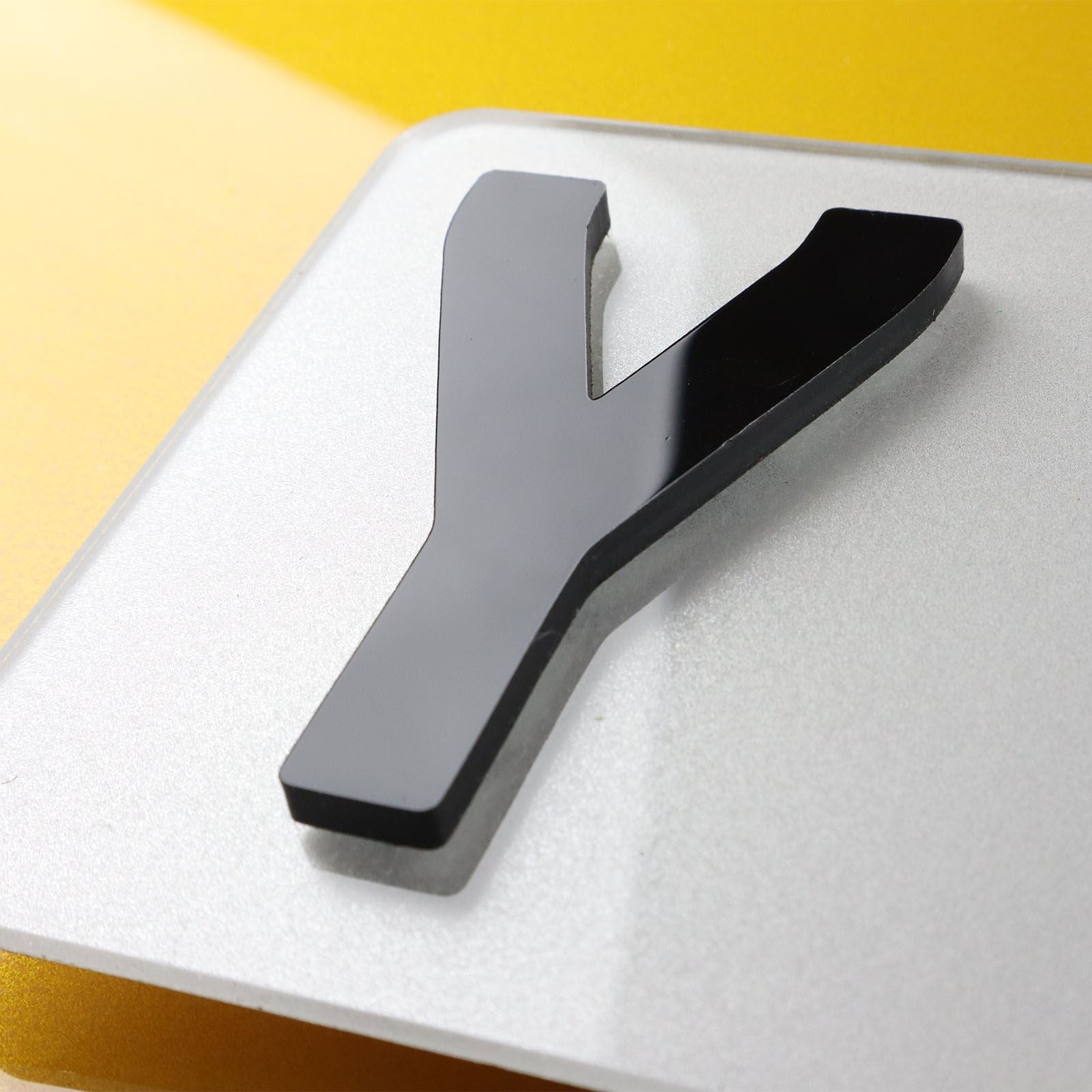 10x 5mm Gloss X-Thick Acrylic 3D 4D Number Plate Letters Digits Wholesale