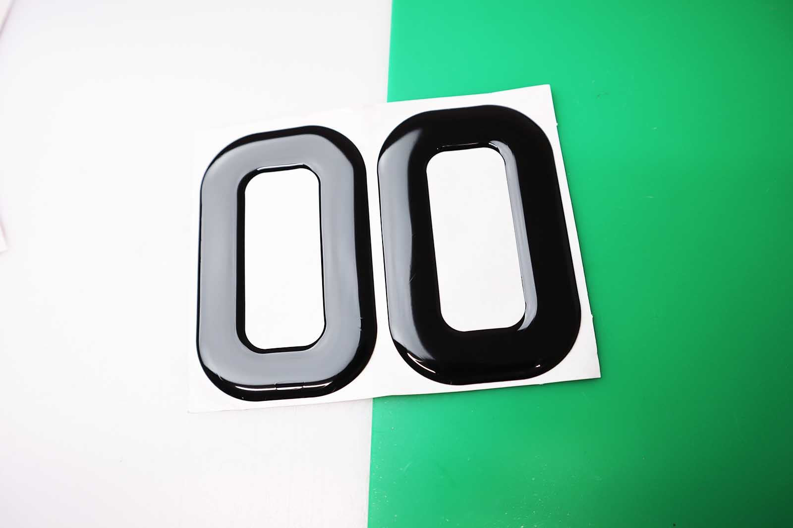 10x Wholesale Gel Letters for Number Plates