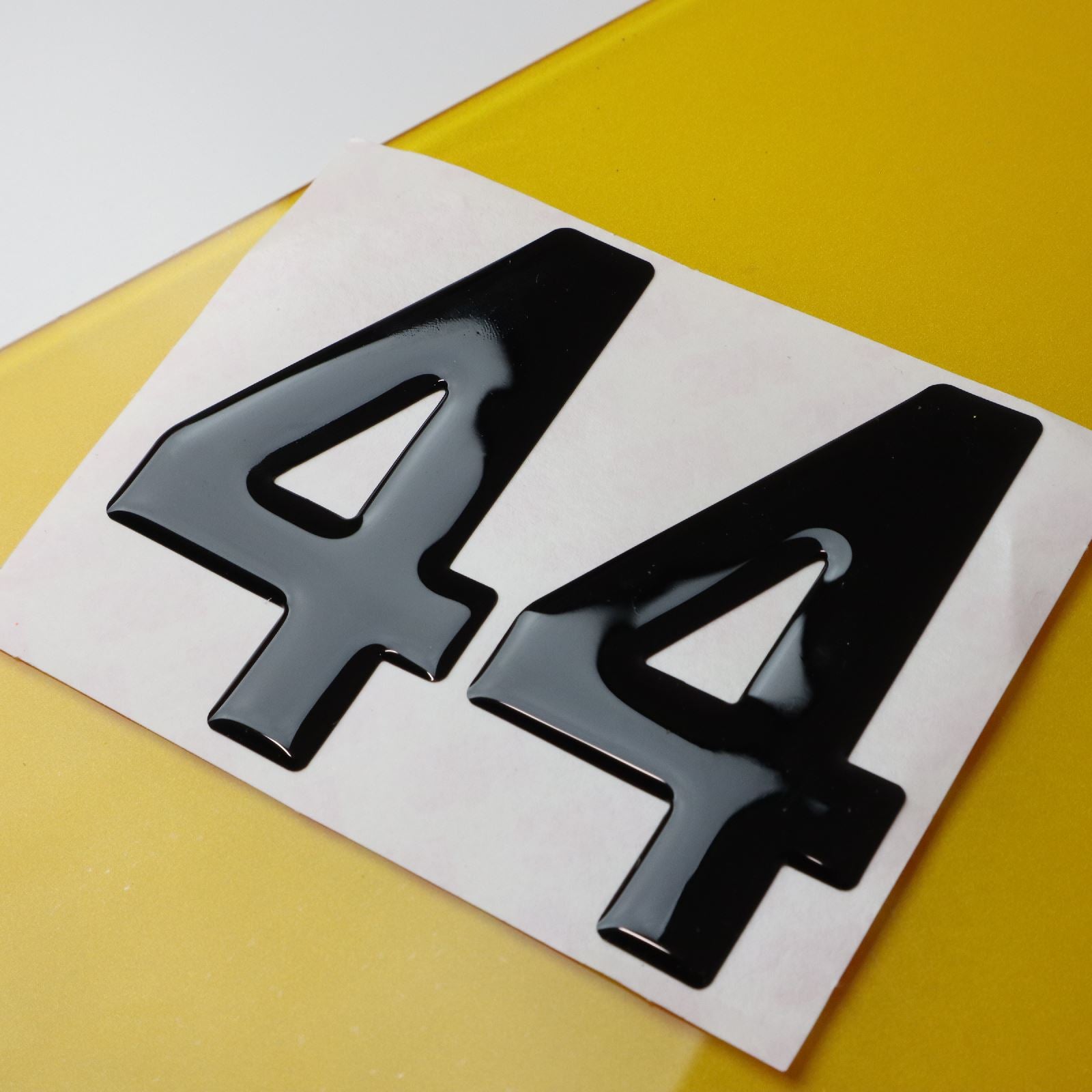 10x 3mm Gloss Acrylic 3D 4D Car Number Plate Letters Digits Wholesale