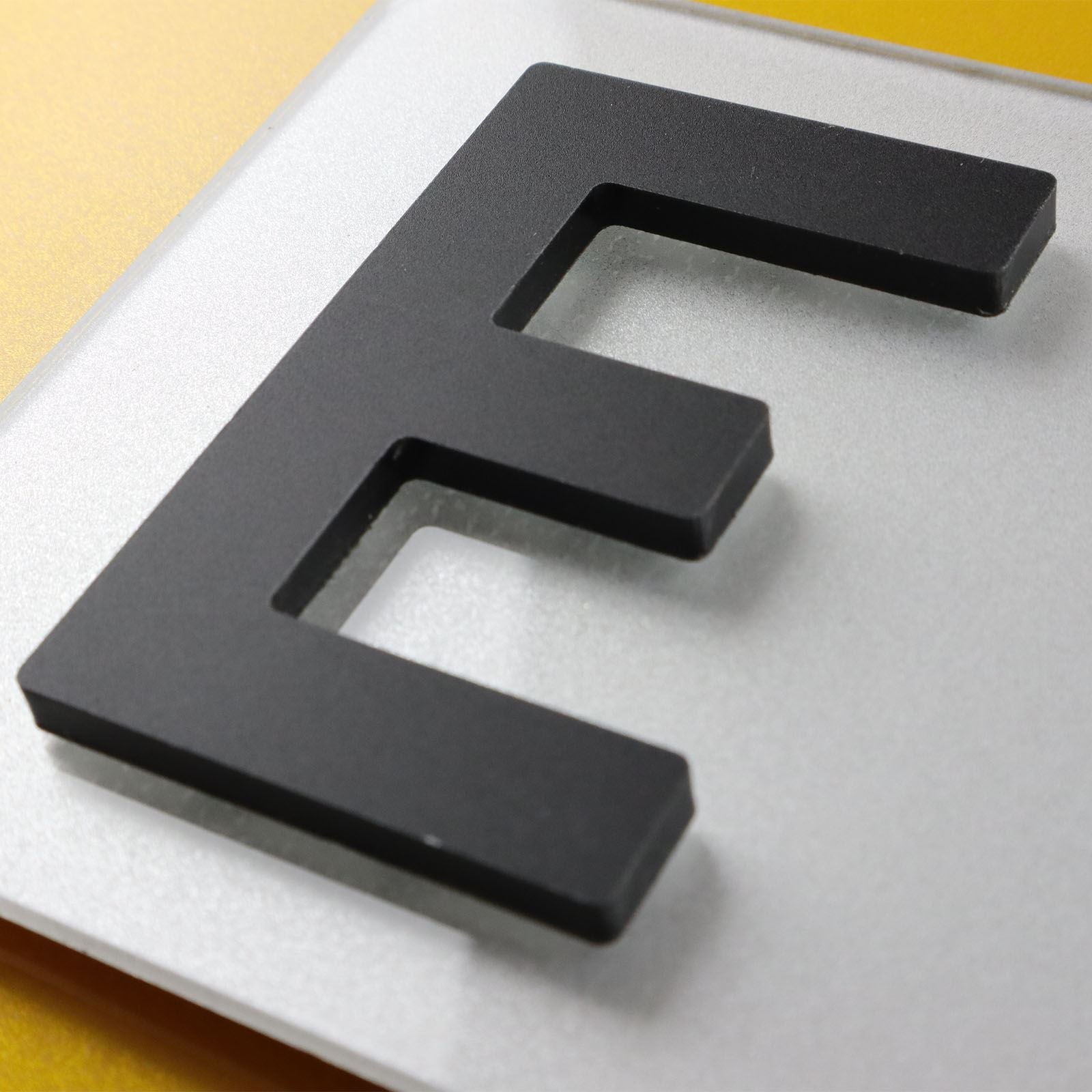 10x 5mm Matte X-Thick Acrylic 3D 4D Number Plate Letters Digits Wholesale