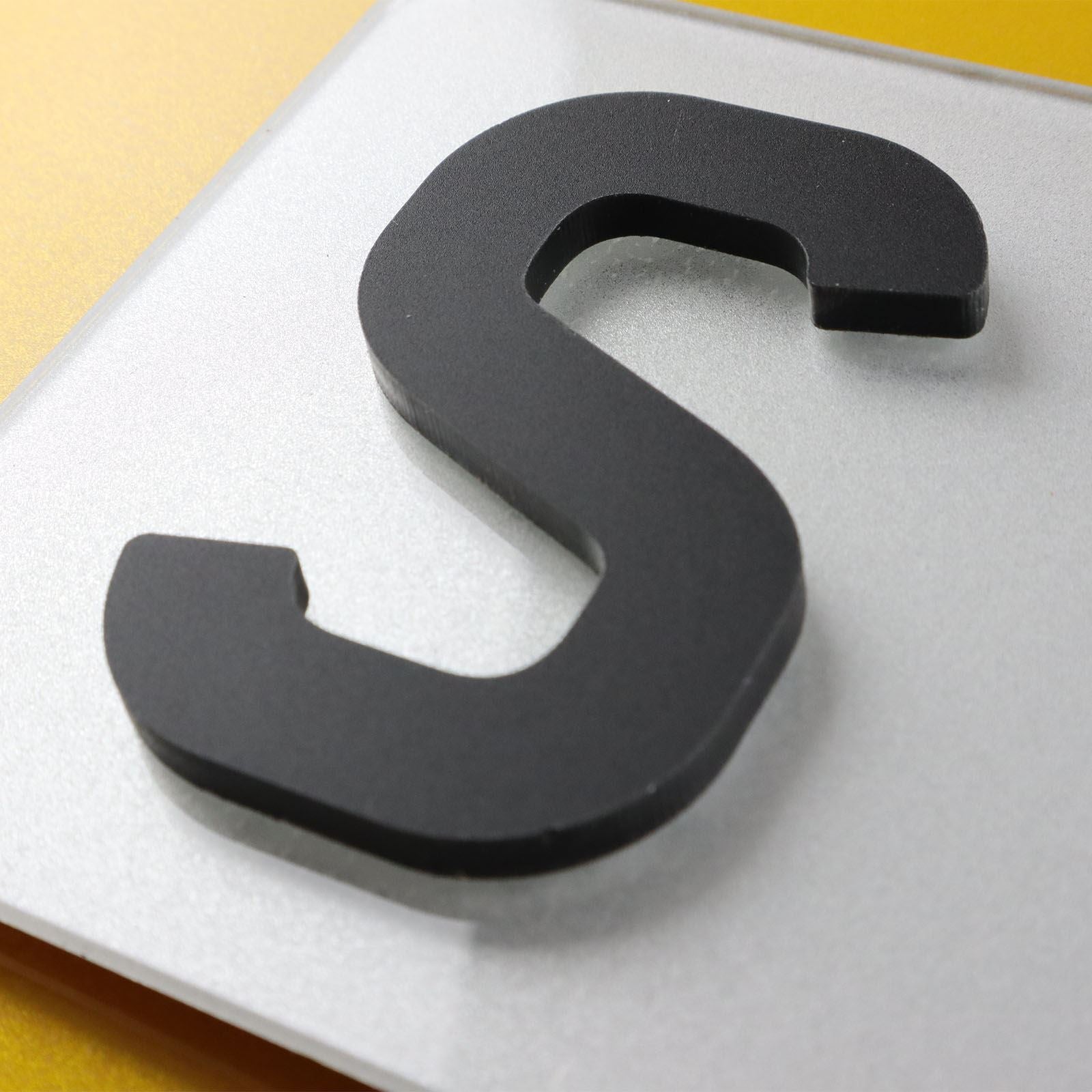 10x 5mm Matte X-Thick Acrylic 3D 4D Number Plate Letters Digits Wholesale